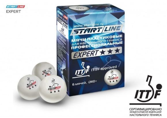 Мячи Start Line EXPERT 3*, 6шт. Мячи Start Line EXPERT 3*, 6шт.
