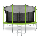 Батут Arland 16FT с внутренней страховочной сеткой и лестницей (Light green) Батут Arland 16FT с внутренней страховочной сеткой и лестницей (Light green)